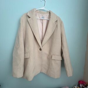 D&G Women's Beige Teddy Jacket